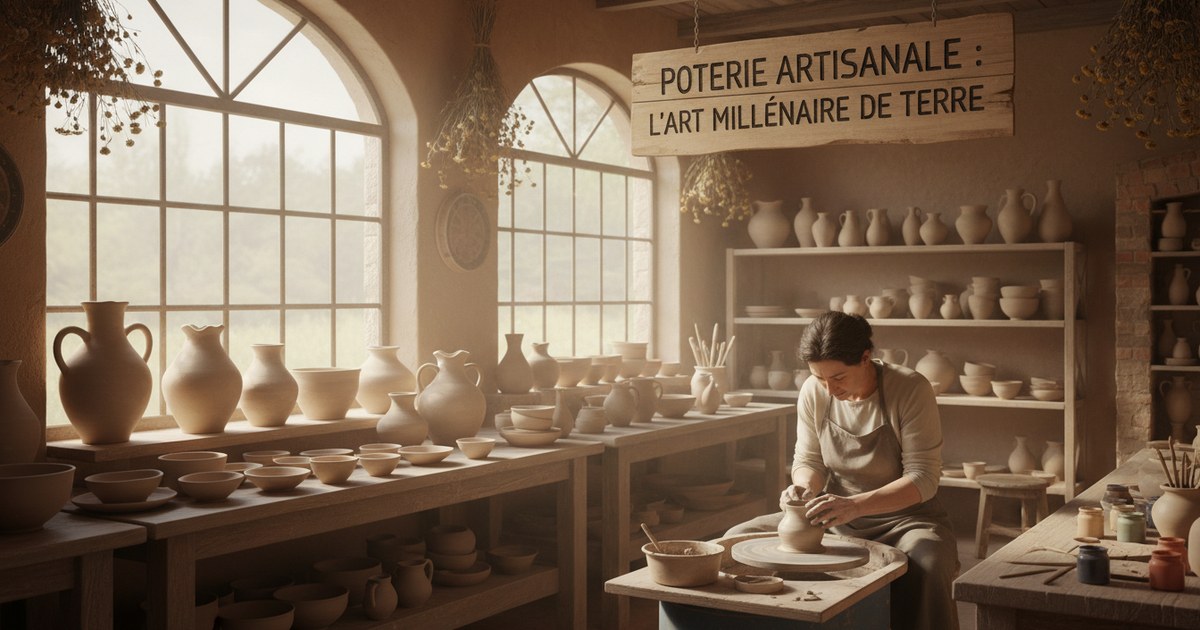 Poterie artisanale : l’art millénaire de la terre